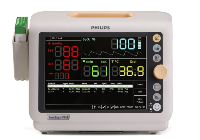 Philips SureSigns VM4 Monitor - Pioneer Biomedical